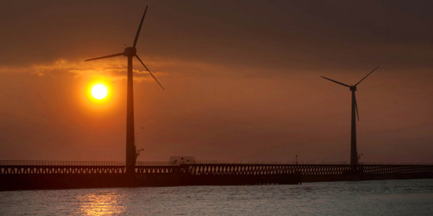 Wind turbines in Blyth Wind turbines in Blyth
