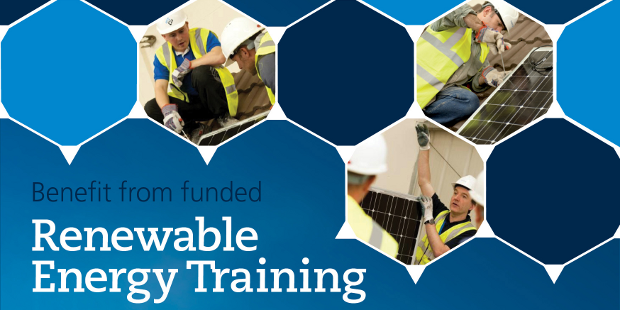 funded renewable energy training splash image for funded renewable energy training