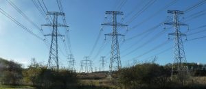 Electricity pylons