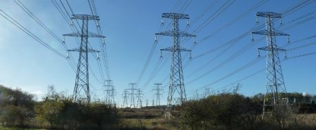 Electricity pylons