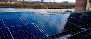 Solar PV array on Literally Amazing